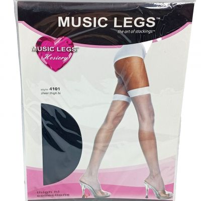 Music Legs Hosiery Thigh Hi Women's One Size Fits 5'-5'10